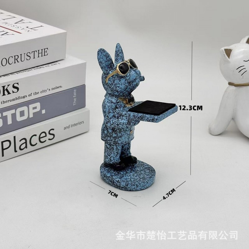 宇航员手表架装饰摆件老爷爷表台iWatch座托盘手表树脂展示架桌面