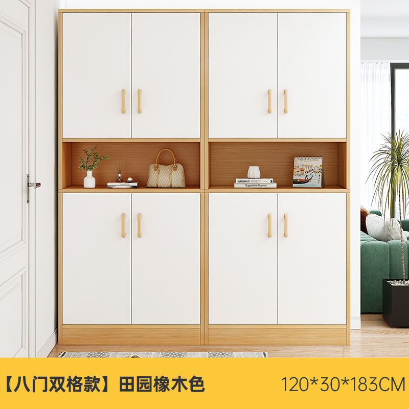 鞋柜家用门口大容量入户门玄关柜一体隔断靠墙收纳储物柜加高鞋架