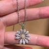 轻奢满钻闪钻雏菊权志龙同款耳环小众ins精致简约气质百搭耳饰