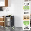 厨房多层收纳柜落地微波炉置物架餐边橱柜家用带门多功能储物柜子