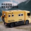 儿童益智惯性露营车模型声光故事仿真户外房车越野车玩具男孩3岁