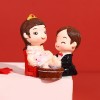 新郎新娘婚礼婚庆树脂娃娃摆件礼品饰品结婚婚房摆饰批发新中式