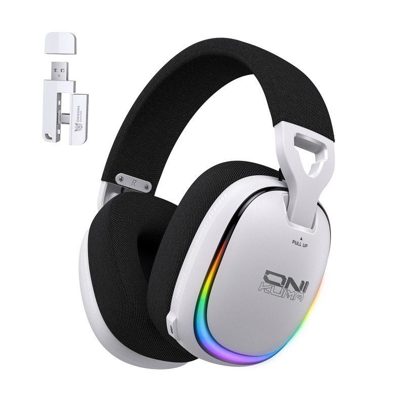 跨境新品ONIKUMA GT805 四模游戏电竞耳机头戴式无线蓝牙2.4G电脑