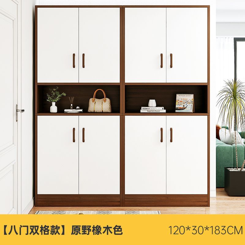 鞋柜家用门口大容量入户门玄关柜一体隔断靠墙收纳储物柜加高鞋架