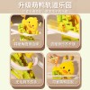 儿童萌趣小兔子小恐龙加油鸭电动爬楼梯轨道玩具礼盒套装跨境批发