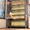 厨房多层收纳柜落地微波炉置物架餐边橱柜家用带门多功能储物柜子