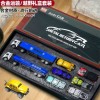 合金回力小汽车玩具车模运输车越野车赛车吉普车模型摆件礼盒套装
