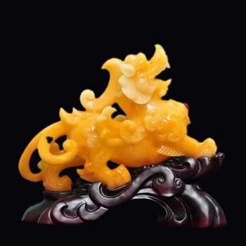 吉祥貔貅摆饰树脂酒柜摆件高级感开业发财乔迁礼物送礼用工艺摆饰