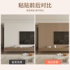 跨境3d立体自粘木纹格栅板墙贴墙纸客厅电视背景墙面装饰防水防潮
