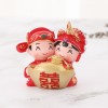婚庆娃娃树脂工艺品摆件家居客厅装饰品中式礼品喜庆批发公仔