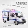 儿童警察车惯性灯光音乐可开门公安车男孩3-6岁玩具仿真汽车模型