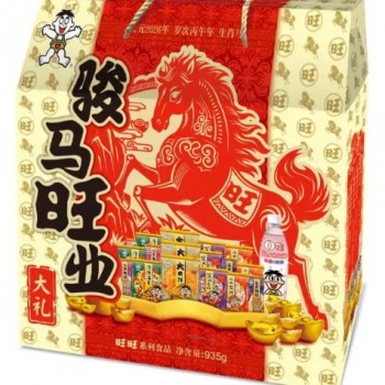 【马年款】新款旺旺大礼包650g礼盒零食公司福利礼品团购年货批发