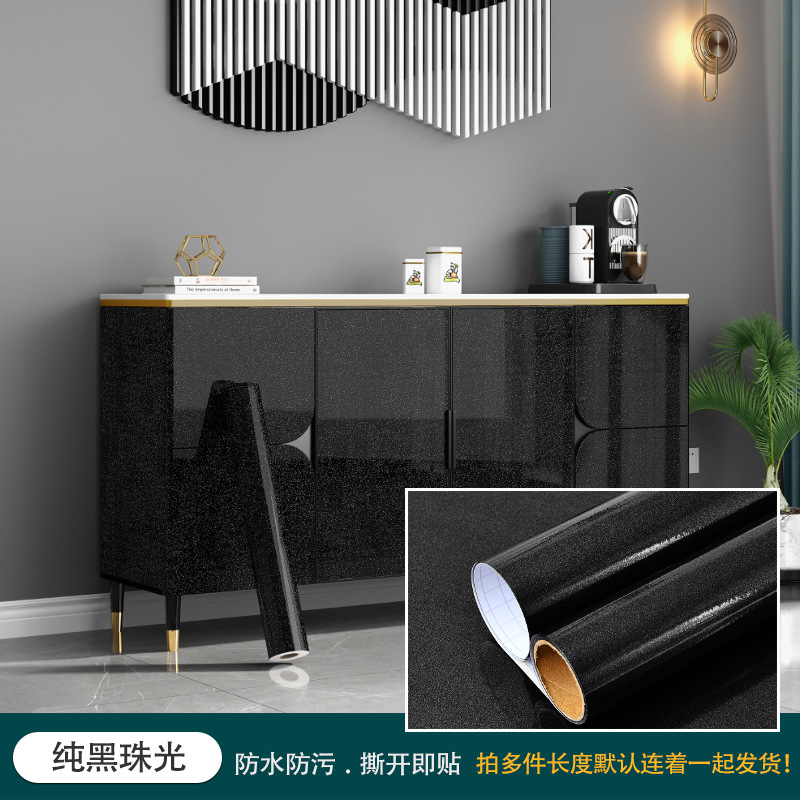 跨境自粘立体墙纸防水防潮壁纸橱柜家具翻新装饰贴纸3D wallpaper
