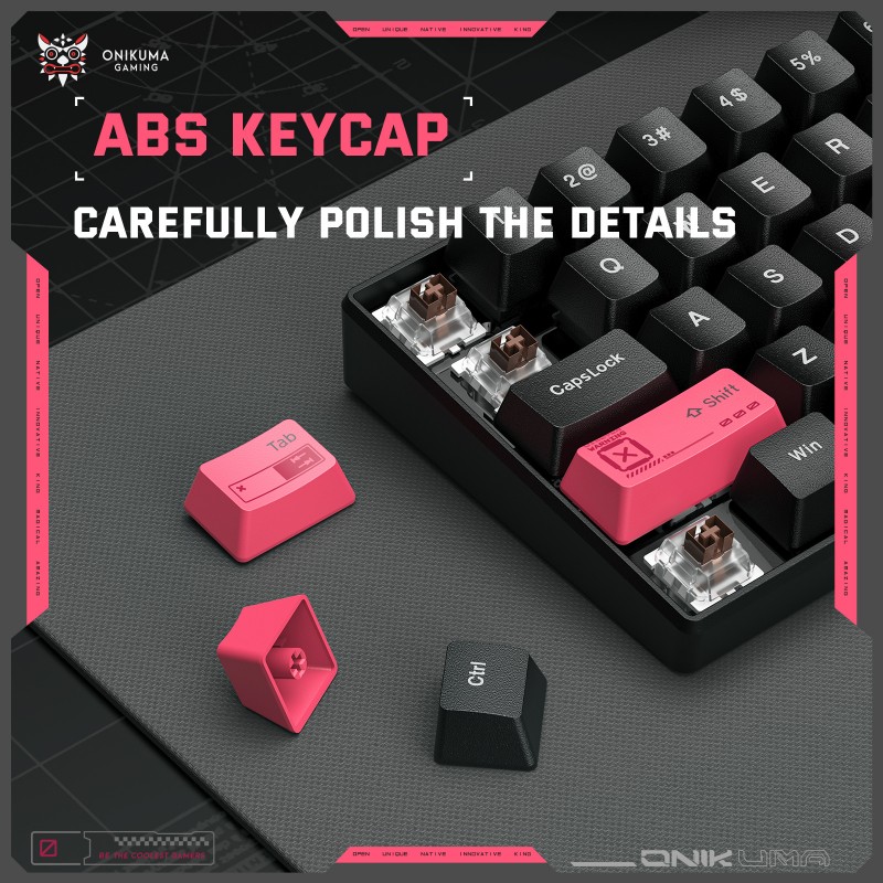 跨境新品ONIKUMA G55机械61键盘游戏RGB发光usb有线键盘厂家直销