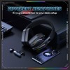 跨境新品ONIKUMA GT826 2.4G无线游戏耳机头戴式蓝牙耳机RGB三模