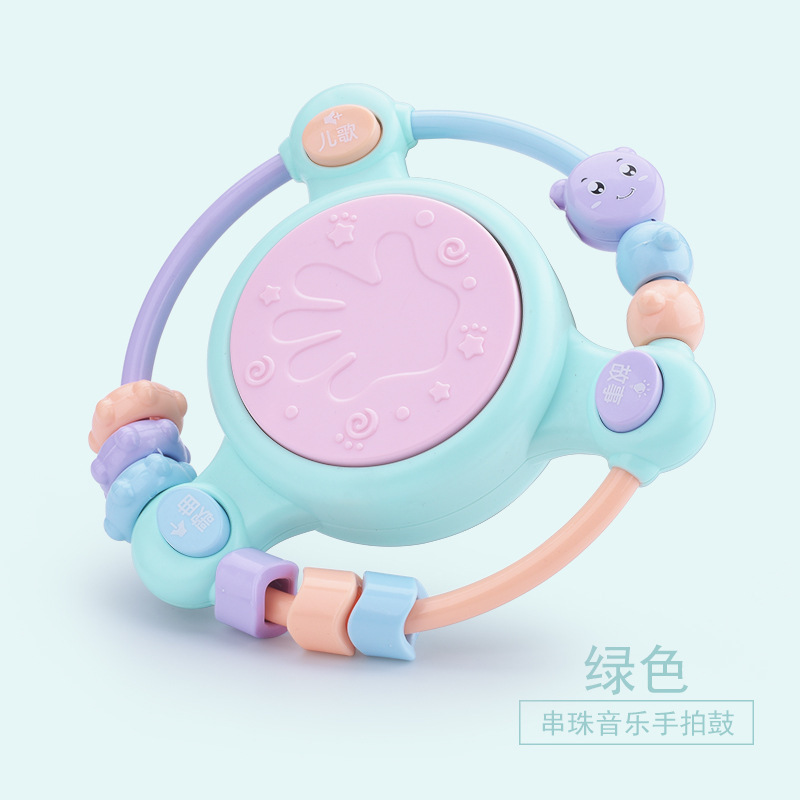 婴儿玩具0到1岁宝宝手拍鼓音乐摇铃小钢琴6个月以上幼儿益智早教