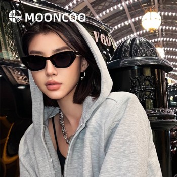 芈蔻偏光防晒墨镜女欧美网红同款高级感素颜猫眼防紫外线太阳眼镜