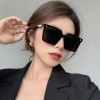 网红款墨镜女大框遮脸方形太阳镜 防紫外线ins风大脸潮太阳眼镜