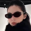 新款gm墨镜女高级感抖音同款猫眼太阳眼镜防紫外线遮阳偏光太阳镜