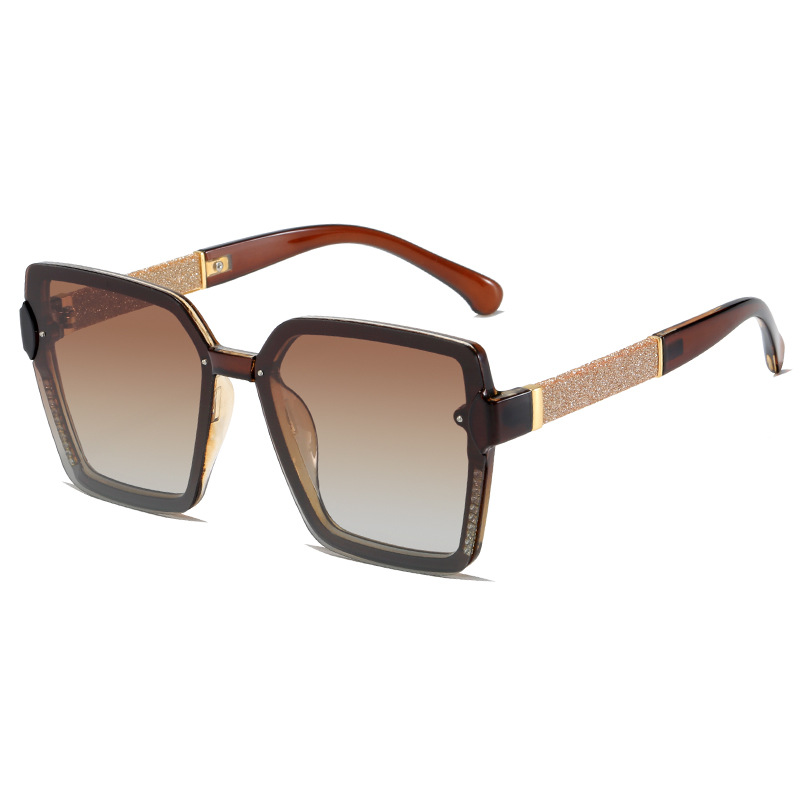 墨镜女圆脸显瘦镶钻2026新款时尚简约开车防晒偏光防紫外线太阳镜