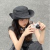 西部牛仔帽子女夏季大檐露营渔夫帽防晒遮阳户外爬山登山徒步帽男
