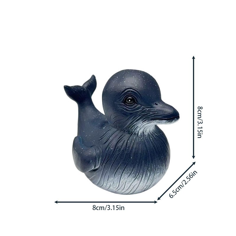 跨境新品 Whimsical Vegetable Duck 奇思妙想的素鸭树脂工艺品