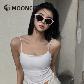 芈蔻新款防紫外线太阳镜猫眼偏光墨镜大牌女高级感显脸小跨境现货