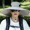 15CM大帽檐帽子男士户外遮阳防晒帽夏天太阳帽钓鱼帽登山渔夫帽子