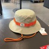 日系工装风撞色渔夫帽夏季出游露营遮阳防晒帽户外登山钓鱼帽子