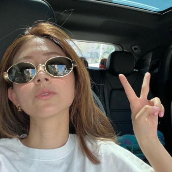 老钱风金属猫眼墨镜女高级感复古太阳眼镜小框显瘦松弛网红墨镜女