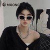 芈蔻防紫外线猫眼墨镜女科技感时尚偏光太阳镜跨境批发高级感眼镜