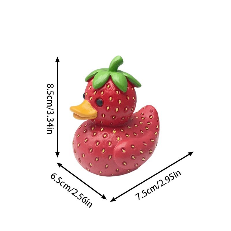 跨境新品 Whimsical Vegetable Duck 奇思妙想的素鸭树脂工艺品