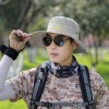 遮阳帽男夏季遮脸防晒太阳帽户外钓鱼帽遮脸披肩帽渔夫帽渔夫帽防