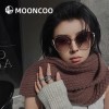 芈蔻高端偏光太阳镜女精致镶钻圆脸防紫外线墨镜驾驶粉色金属眼镜