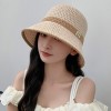 渔夫帽女防晒帽子夏天网眼透气太阳帽出游百搭遮阳显脸小日系盆帽