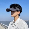 户外跑步运动网球帽子男女款夏季出游冰丝凉感无顶鸭舌帽防紫外线