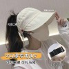 新款可扎马尾透气速干百搭防晒帽可挂口罩遮阳防紫外线渔夫帽子女