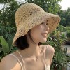夏季镂空网状渔夫帽大檐防晒遮阳帽户外登山休闲出行百搭帽子