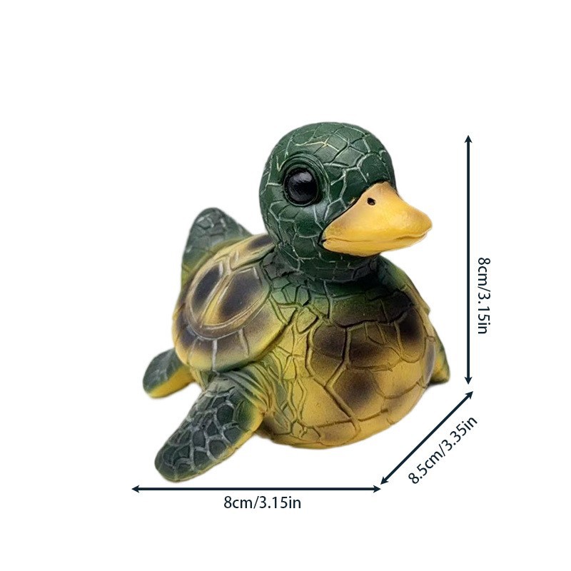 跨境新品 Whimsical Vegetable Duck 奇思妙想的素鸭树脂工艺品