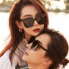 新款gm墨镜女高级感显脸小gm偏光太阳镜男款防紫外线太阳眼镜批发