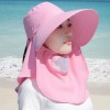 帽子女太阳帽防紫外线遮脸透气遮阳渔夫帽夏季钓鱼帽大帽沿防晒帽