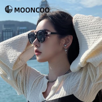 芈蔻韩版时尚墨镜女带钻偏光太阳镜女士网红街拍开车太阳眼镜现货