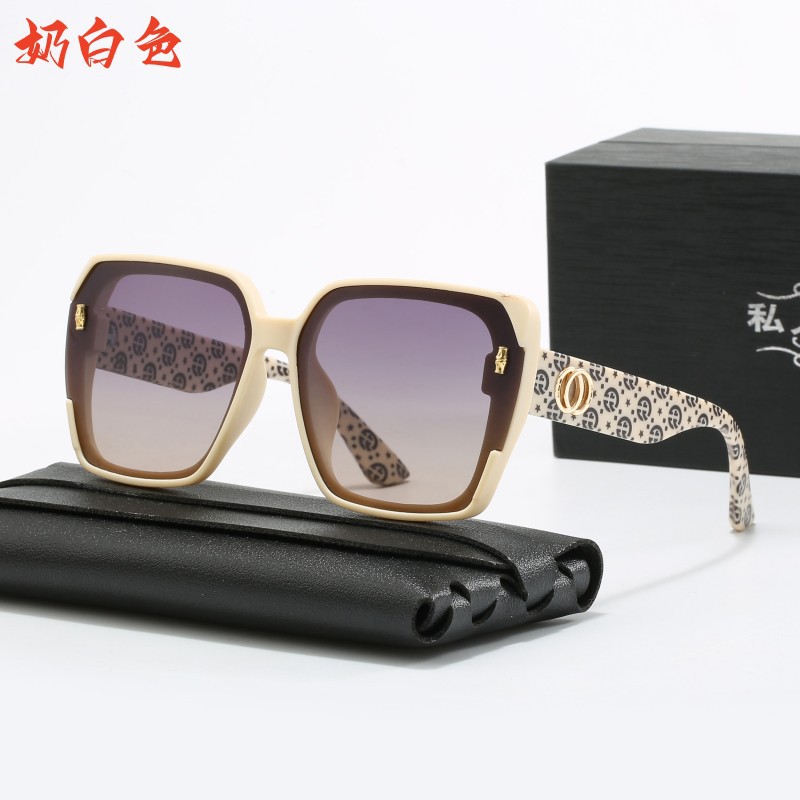 墨镜女款遮阳防紫外线G家时尚大脸显瘦太阳镜开车专用偏光眼镜潮