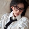 植伍新款TR90防蓝光眼镜框女高级感百搭平光镜休闲男近视眼镜框架