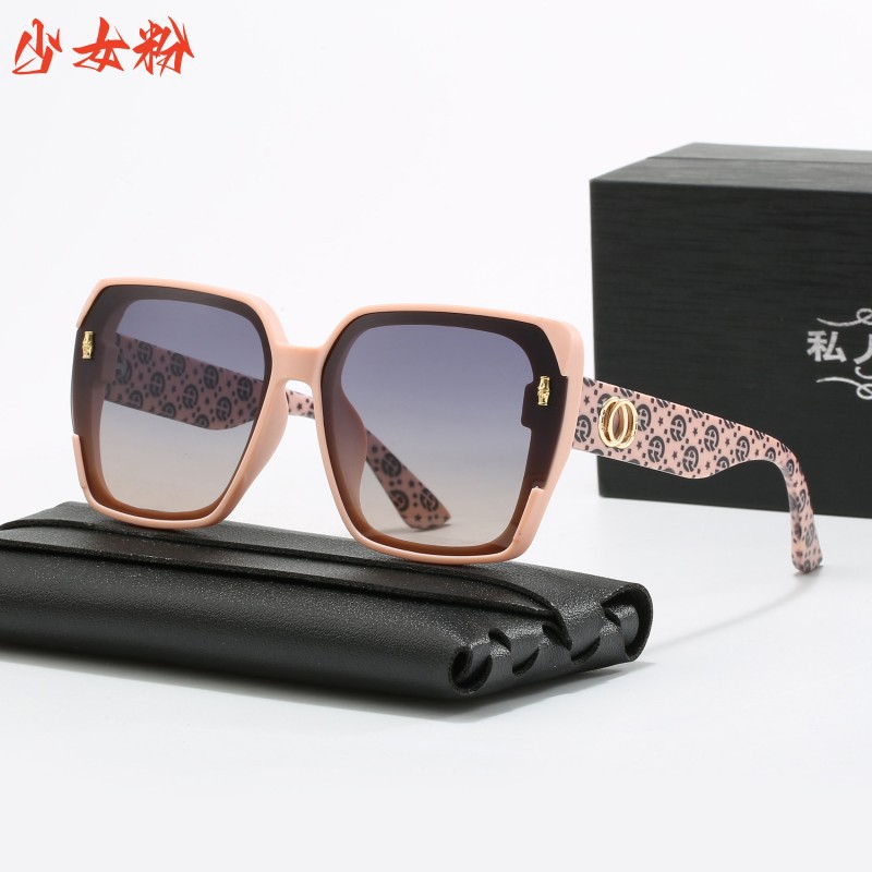 墨镜女款遮阳防紫外线G家时尚大脸显瘦太阳镜开车专用偏光眼镜潮