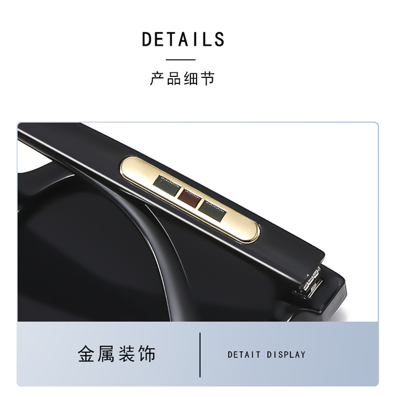 gm墨镜女韩版大框黑色百搭眼镜大脸显瘦高级感2024新款驾驶太阳镜