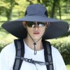 帽子男遮阳帽户外夏天防晒旅游休闲韩版渔夫帽男士登山钓鱼太阳帽