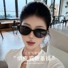 2026新款复古猫眼墨镜女高级感防紫外线防晒方圆脸显脸小太阳眼镜