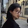 植伍猫眼平光镜个性韩版防蓝光眼镜女金属跨境近视眼镜架男电脑镜