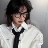 植伍新款TR90防蓝光眼镜框女高级感百搭平光镜休闲男近视眼镜框架